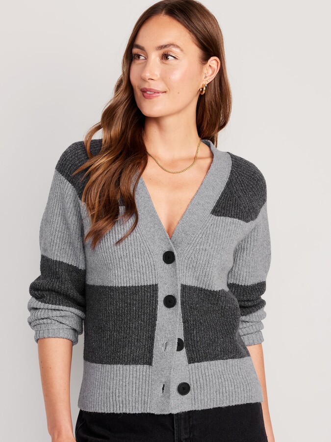 Old Navy Shaker-Stitch Cardigan Sweater - ShopStyle