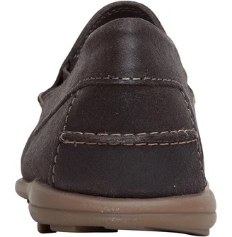 Onfire Onfire Mens Waxed Suede Slip On Shoes Grey
