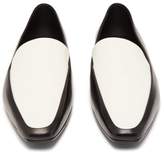 Thumbnail for your product : The Row Minimal Leather Loafers - Womens - Black White