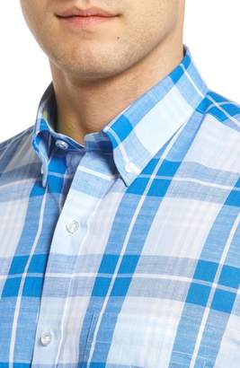 Tailorbyrd Balsam Regular Fit Short Sleeve Plaid Sport Shirt