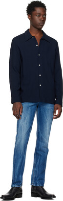 Séfr Blue Straight Cut Jeans - ShopStyle