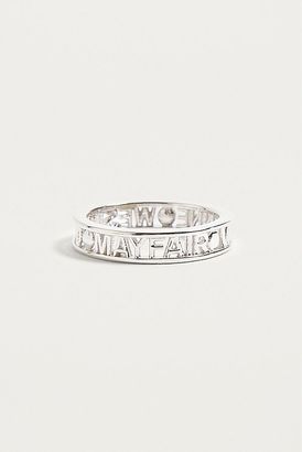 Vivienne Westwood Westminster Sterling Silver Band Ring