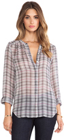Thumbnail for your product : Joie Marice Plaid Blouse