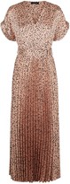 Thumbnail for your product : New Look Light Spot Satin Pleated Midi Dress