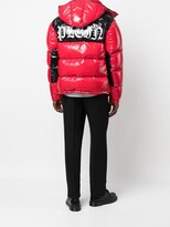 Thumbnail for your product : Philipp Plein Logo-Print Padded Down Jacket