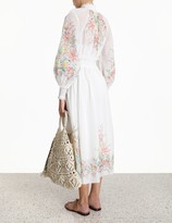Thumbnail for your product : Zimmermann Zinnia Shirred Long Dress