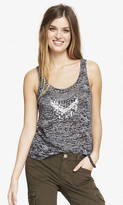 Thumbnail for your product : Express Necklace Embellished Burnout Tank