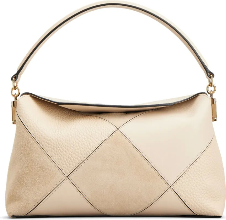 極美品 TOD'S shoulder bag suede double T 極美品 TOD´S shoulder bag suede double T