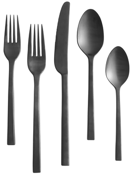 Vera Wang Wedgwood Polished Noir Stainless Steel Place Setting (5 PC)