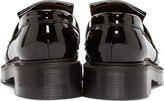 Thumbnail for your product : YMC Black Patent Leather Penny Loafers