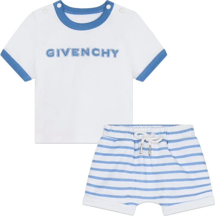 Givenchy Kids logo-appliqué T-shirt and shorts set