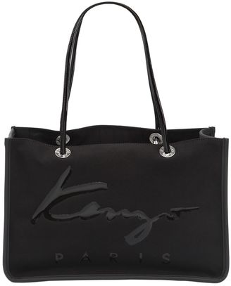 Kenzo Logo Nylon & Cotton Canvas Tote Bag