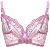 Thumbnail for your product : Fleur Du Mal Dotty Large Cup Bra