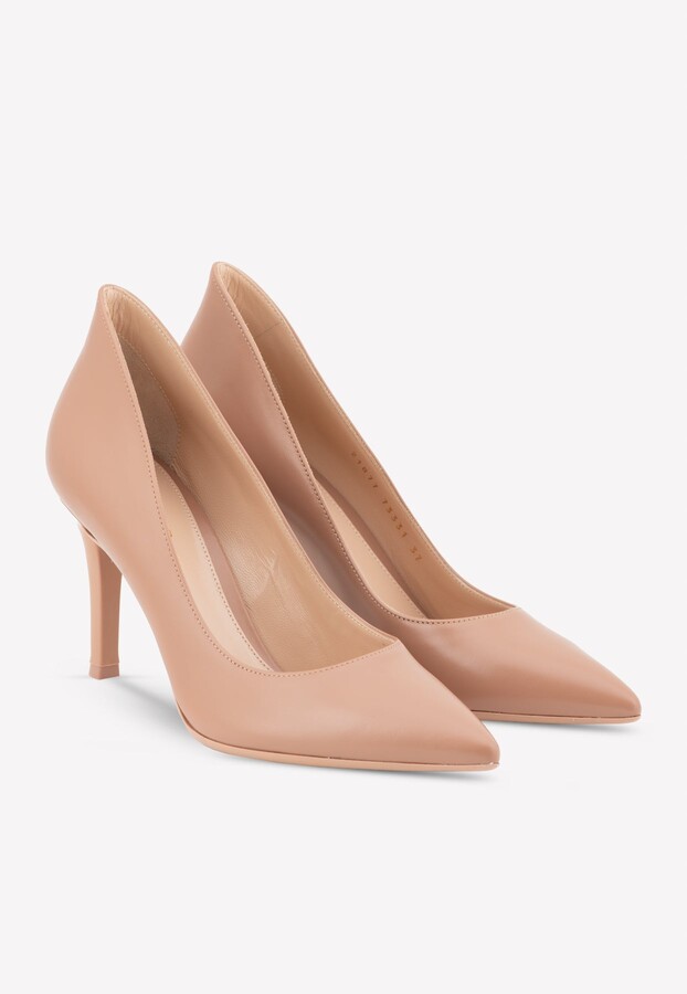 Gianvito Rossi Nude Shoes | Shop the world's largest collection of 