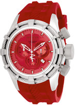 Thumbnail for your product : Invicta Men's Swiss Chronograph Reserve Bolt Red Polyurethane Strap Watch 50mm 1371