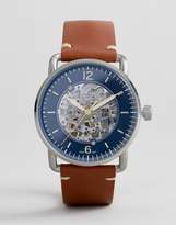 Thumbnail for your product : Fossil ME3159 Commutor Automatic Leather Watch 42mm