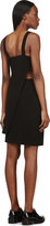 Thumbnail for your product : Opening Ceremony Black Layered Half-Wrap Theroux Dress