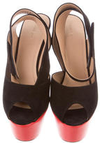 Thumbnail for your product : Celine Ankle Twist Platform Sandals w/ Tags