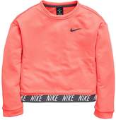 Thumbnail for your product : Nike Older Girl Core Studio Crew Sweat Top