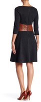Thumbnail for your product : NUE by Shani Faux Leather Trim Dress