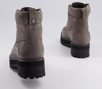 6 inch stack boots light brown nubuck