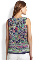Thumbnail for your product : Lilly Pulitzer Iona Silk Shell