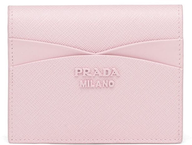 Prada small Saffiano leather wallet - ShopStyle