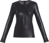 Thumbnail for your product : BCBGMAXAZRIA Callan Long-Sleeve Contrast-Back Top
