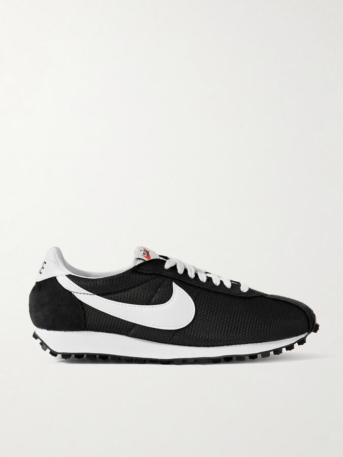 Nike LD-1000 Leather and Suede-Trimmed Mesh Sneakers