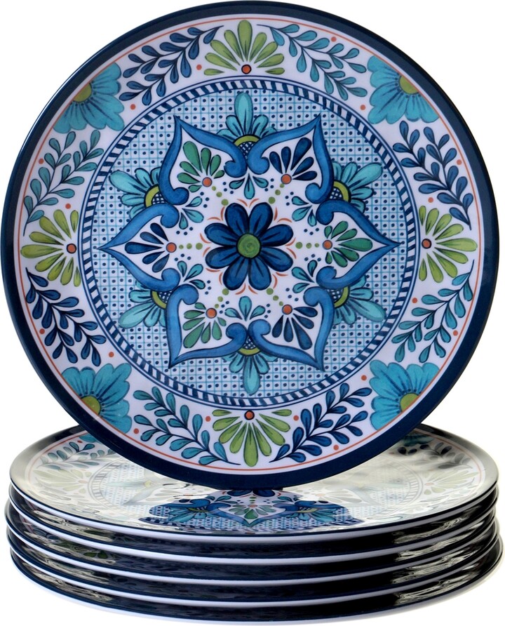 Certified International Talavera 6-Pc. Melamine Dinner Plate