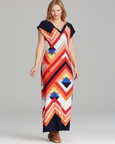 Thumbnail for your product : Melissa Masse Plus Luxe Print Jersey Maxi Dress