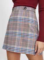 Thumbnail for your product : Miss Selfridge PETITE Grey Multi Check Skirt
