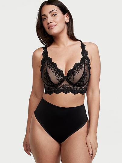 Leonisa Shapewear Moderate Compression Seamless Thong Contouring Panty