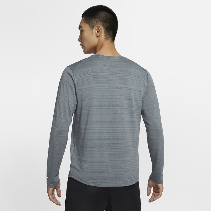 Nike Men's Long-Sleeve Running Top Dri-FIT Miler - ShopStyle