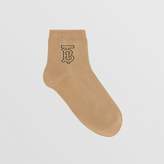 Thumbnail for your product : Burberry Monogram Intarsia Socks