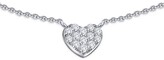 Thumbnail for your product : Lafonn Simulated Diamond Mini Pavé Heart Anklet