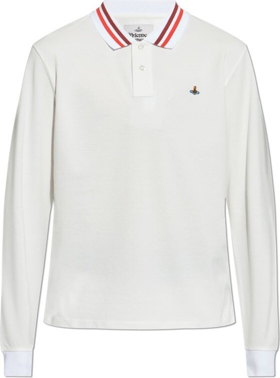 Vivienne Westwood Logo Embroidered Polo Shirt