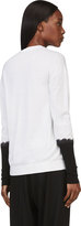 Thumbnail for your product : 3.1 Phillip Lim White Dip-Dye Sweater