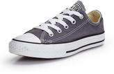 Thumbnail for your product : Converse Chuck Taylor All Star Seasonal Ox Junior Plimsolls - Charcoal