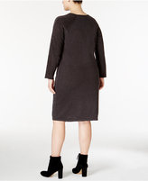 Thumbnail for your product : Calvin Klein Size Studded Sweater Dress