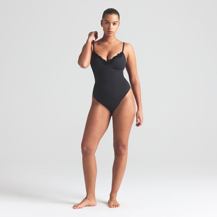 Fits Everybody Push-Up Bodysuit | Onyx