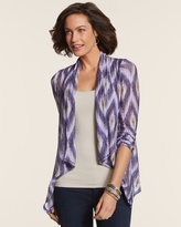 Thumbnail for your product : Chico's Ikat Mesh Flyaway Jacket