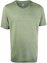 Thumbnail for your product : 120% Lino short-sleeve linen T-shirt