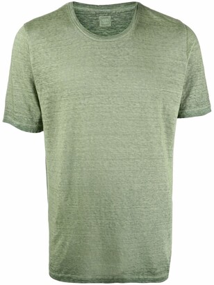 120% Lino short-sleeve linen T-shirt