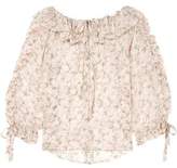 Thumbnail for your product : Paul & Joe Ruffled Floral-print Silk-georgette Blouse