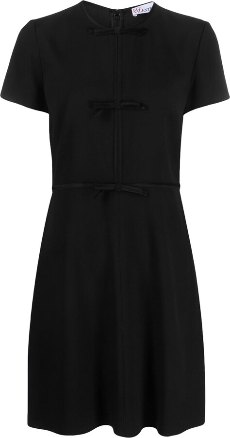 REDValentino Belt Detail Cady Tech Dress - Short Dress for Women