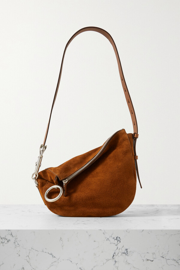 Small Shield Sling Bag in Cocoa - Women