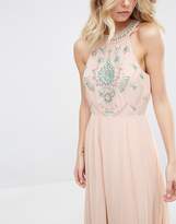 Thumbnail for your product : ASOS Cutaway Embellished Beaded Maxi Dress