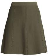 Thumbnail for your product : Sandro Studded Stretch-Ponte Mini Skirt