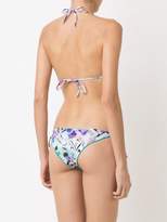 Thumbnail for your product : BRIGITTE zebra print triangle bikini set